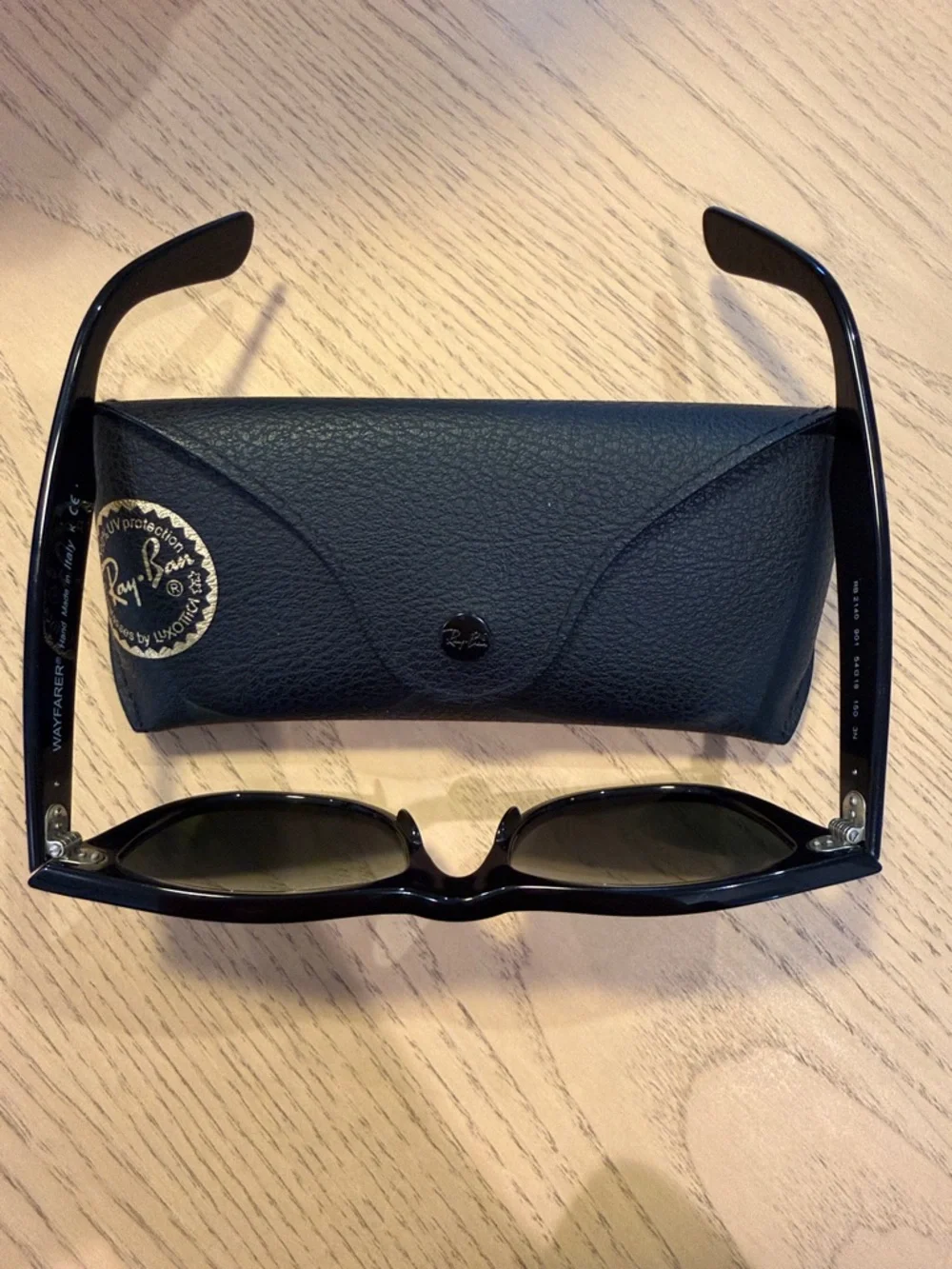 Ray-Ban Wayfarer rb2140 901 Made in Italy unisex - Picture 9 of 11